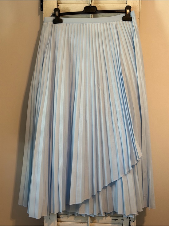 Aritzia Dresses & Skirts - ARITZIA Babaton Ladder Poplin Feminine Balletcore Maxi Skirt size L | baby blue